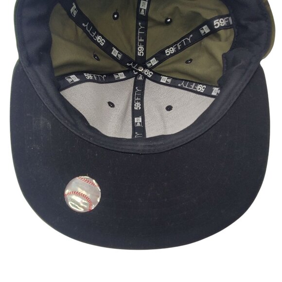 TEXAS RANGERS Hat Cap MLB Baseball Camo Logo Pattern Fitted 71/8 New Era 59fifty - Picture 7 of 8